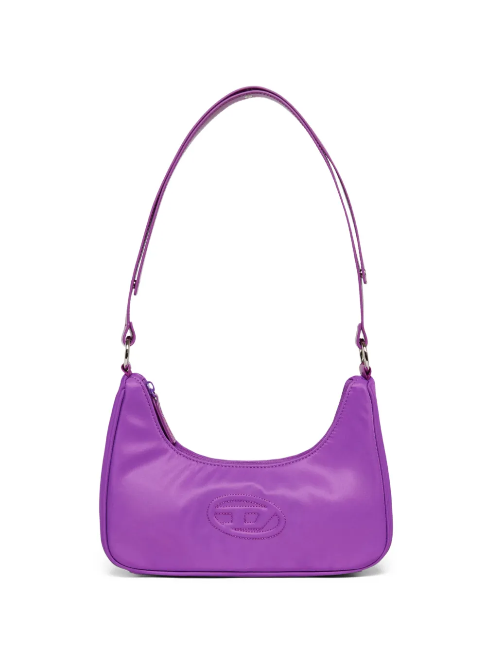 Diesel Kids Borsa a spalla con applicazione logo - Viola