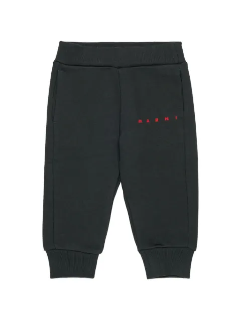 Marni Kids logo-print track pants
