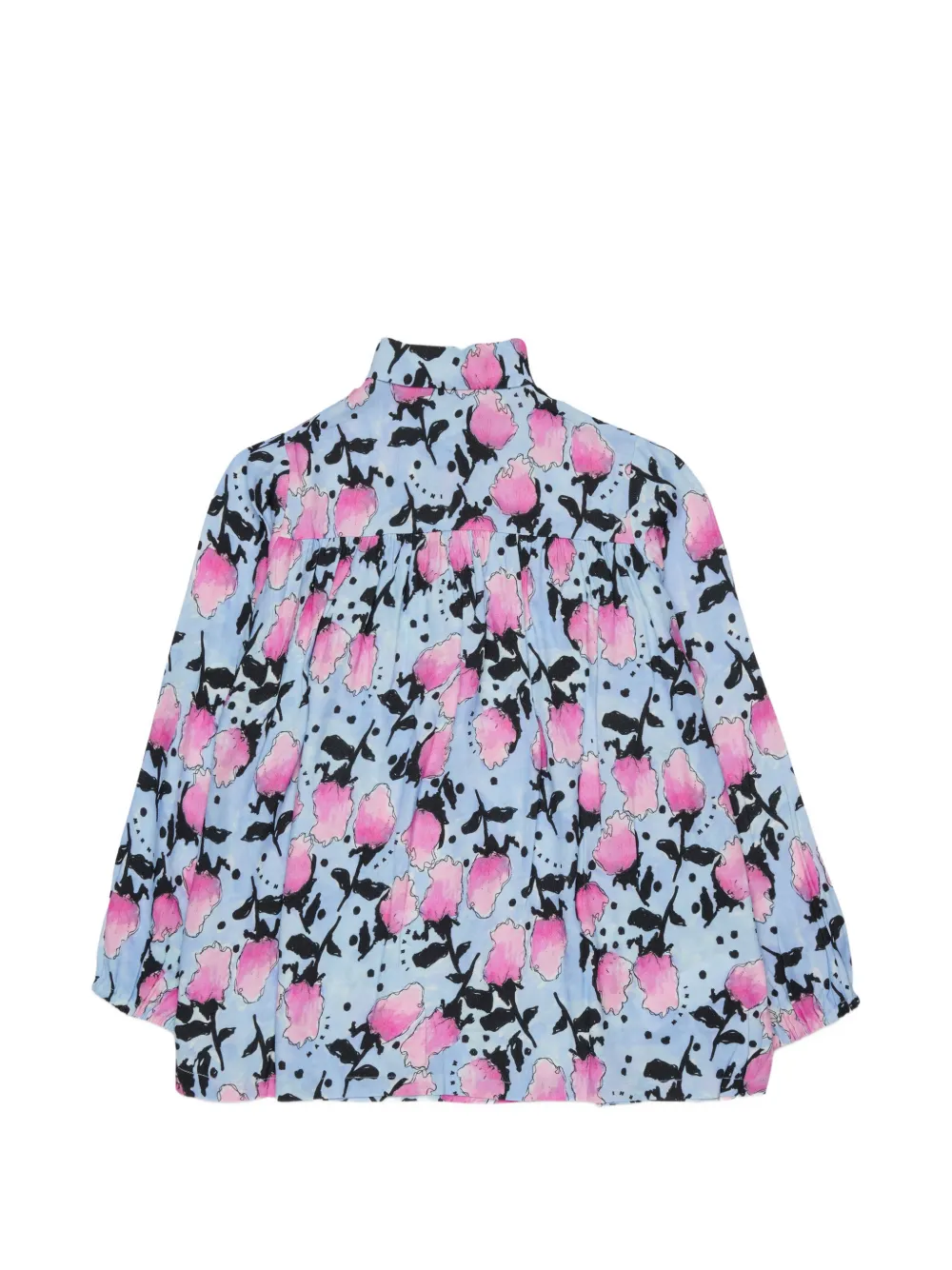 Marni Kids Rok met bloemenprint Blauw