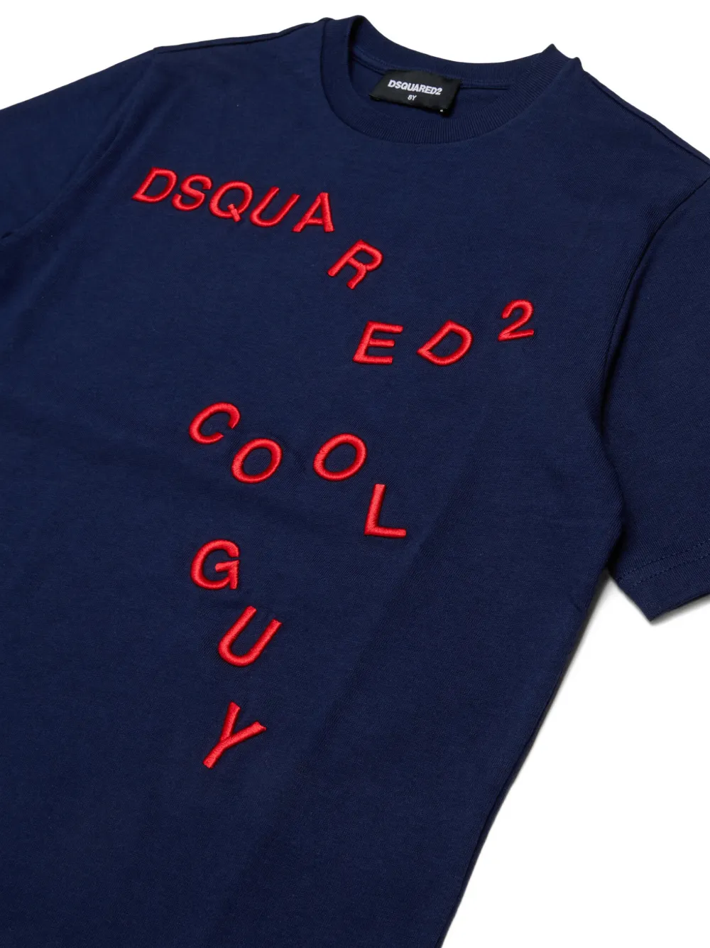 DSQUARED2 KIDS T-shirt met geborduurd logo Blauw
