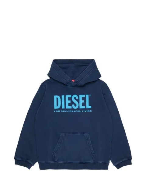 Diesel Kids logo-print hoodie