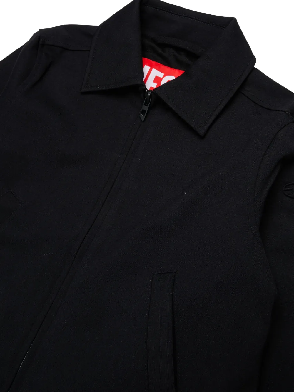 Diesel Kids Vest met rits Zwart