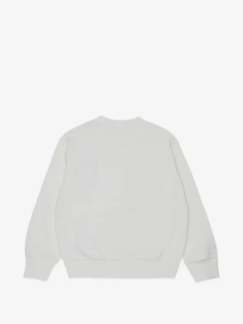 Diesel Kids 로고 프린트 스웨트셔츠