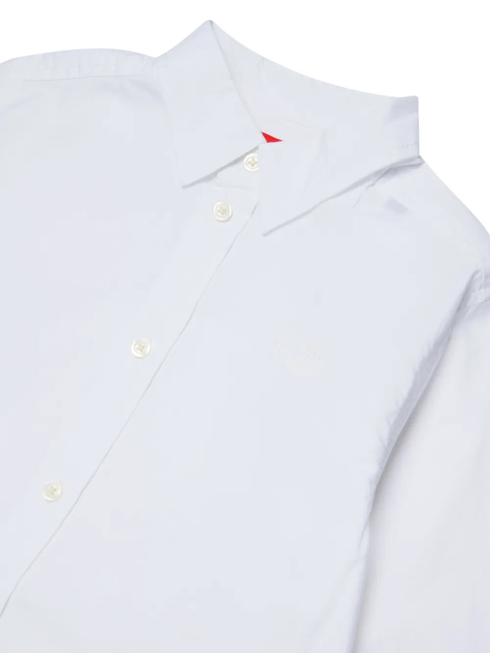 Diesel Kids Shirt met geborduurd logo Wit