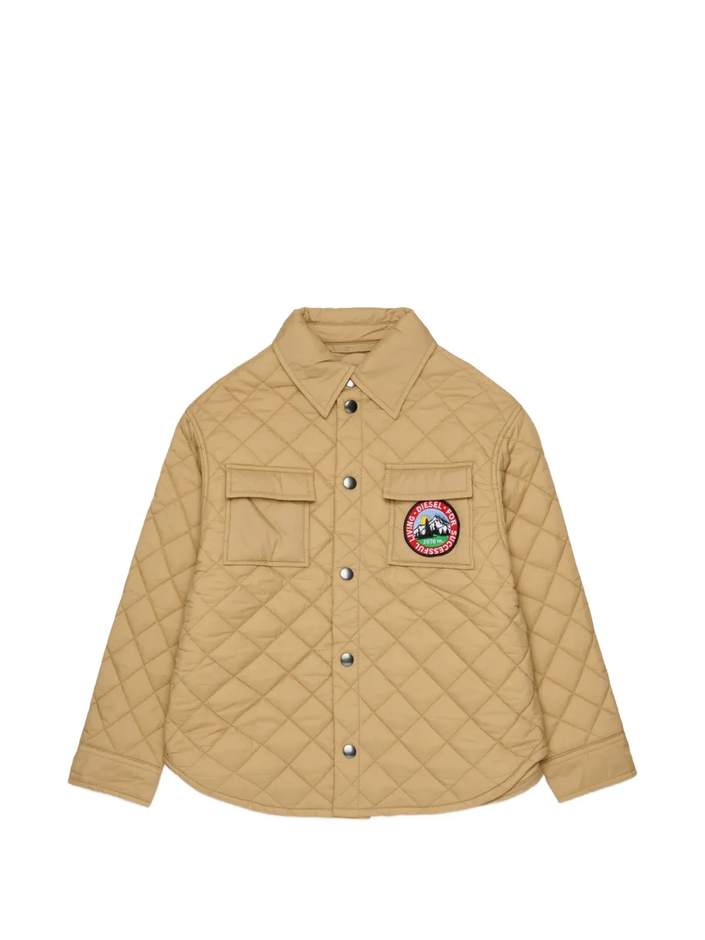 Diesel Kids Piumino con applicazione - Toni neutri
