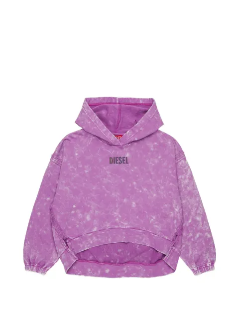 Diesel Kids hoodie con logo estampado