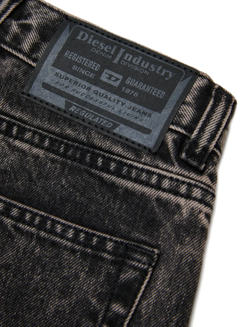 Diesel Kids D-Milty jeans met gewassen effect Grijs