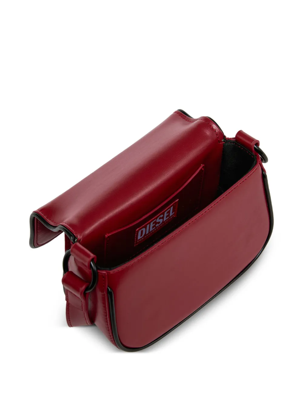 Diesel Kids Schoudertas met logo-reliëf Rood