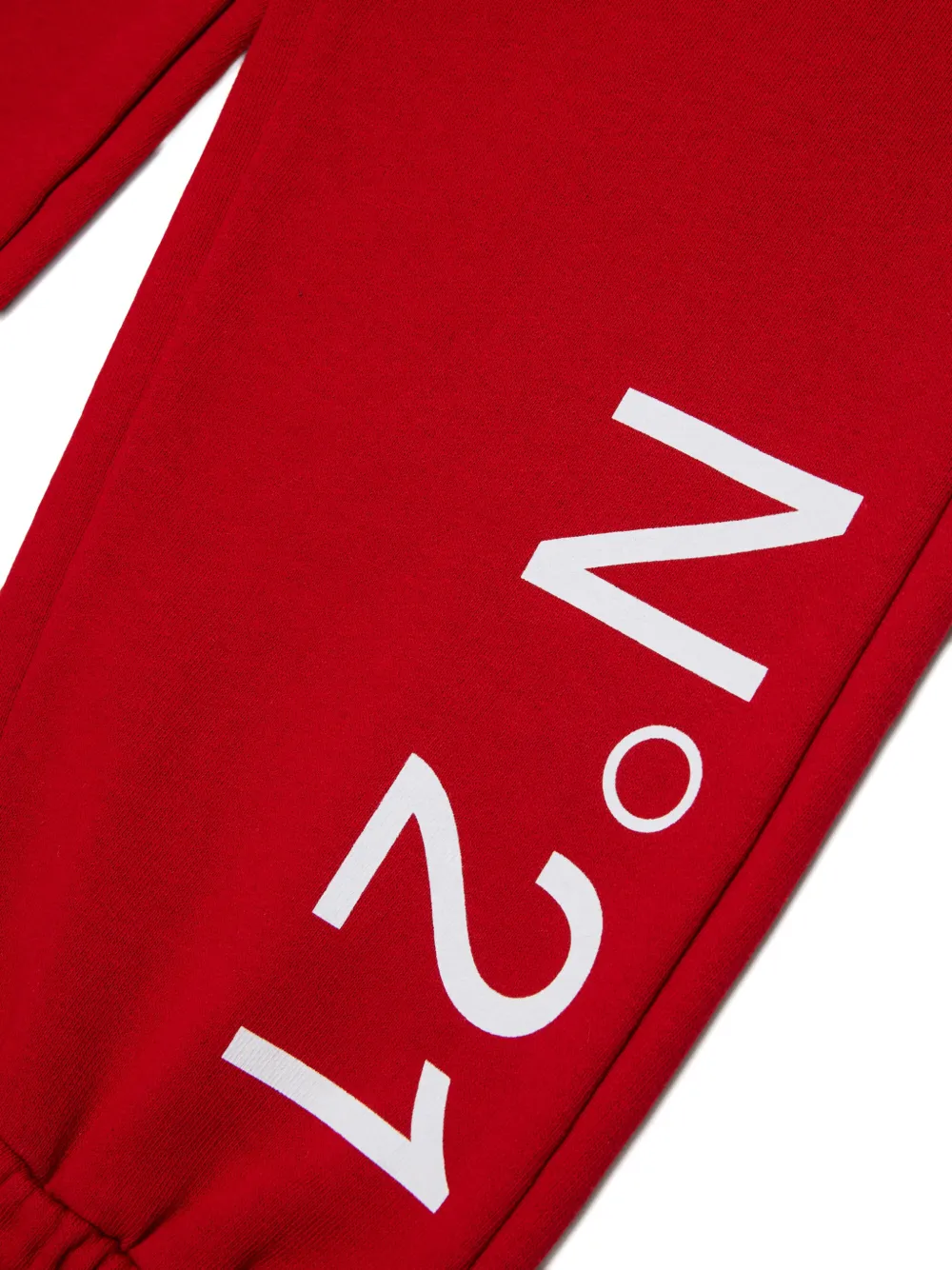 Nº21 Kids Trainingsshorts met logoprint Rood
