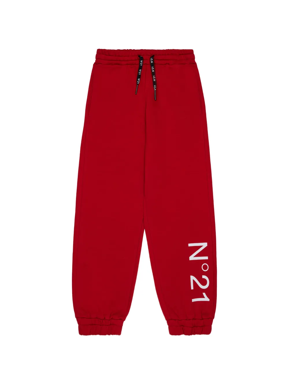 Nº21 Kids Pantaloni sportivi con coulisse e logo - Rosso