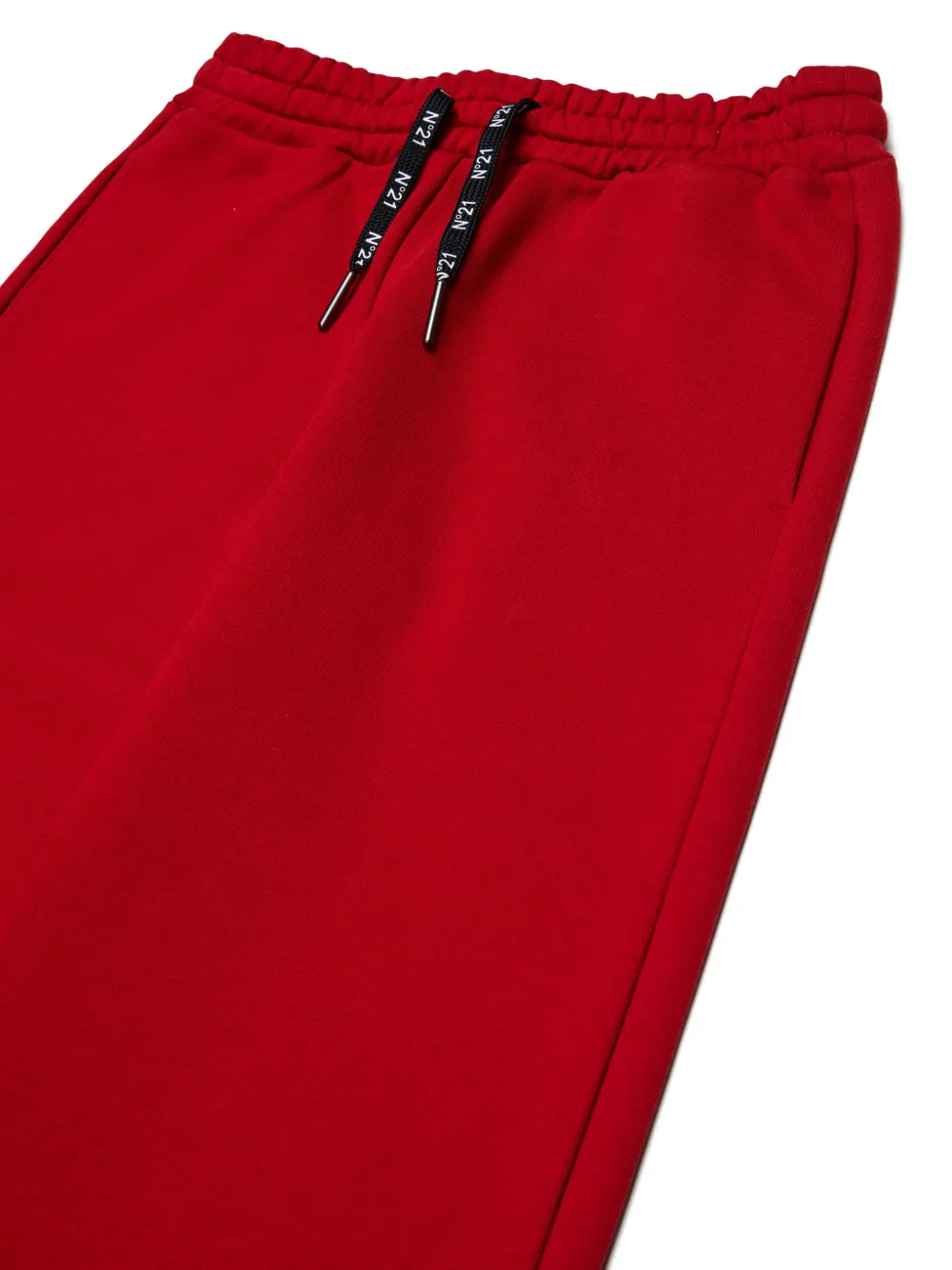 Nº21 Kids Trainingsshorts met logoprint Rood