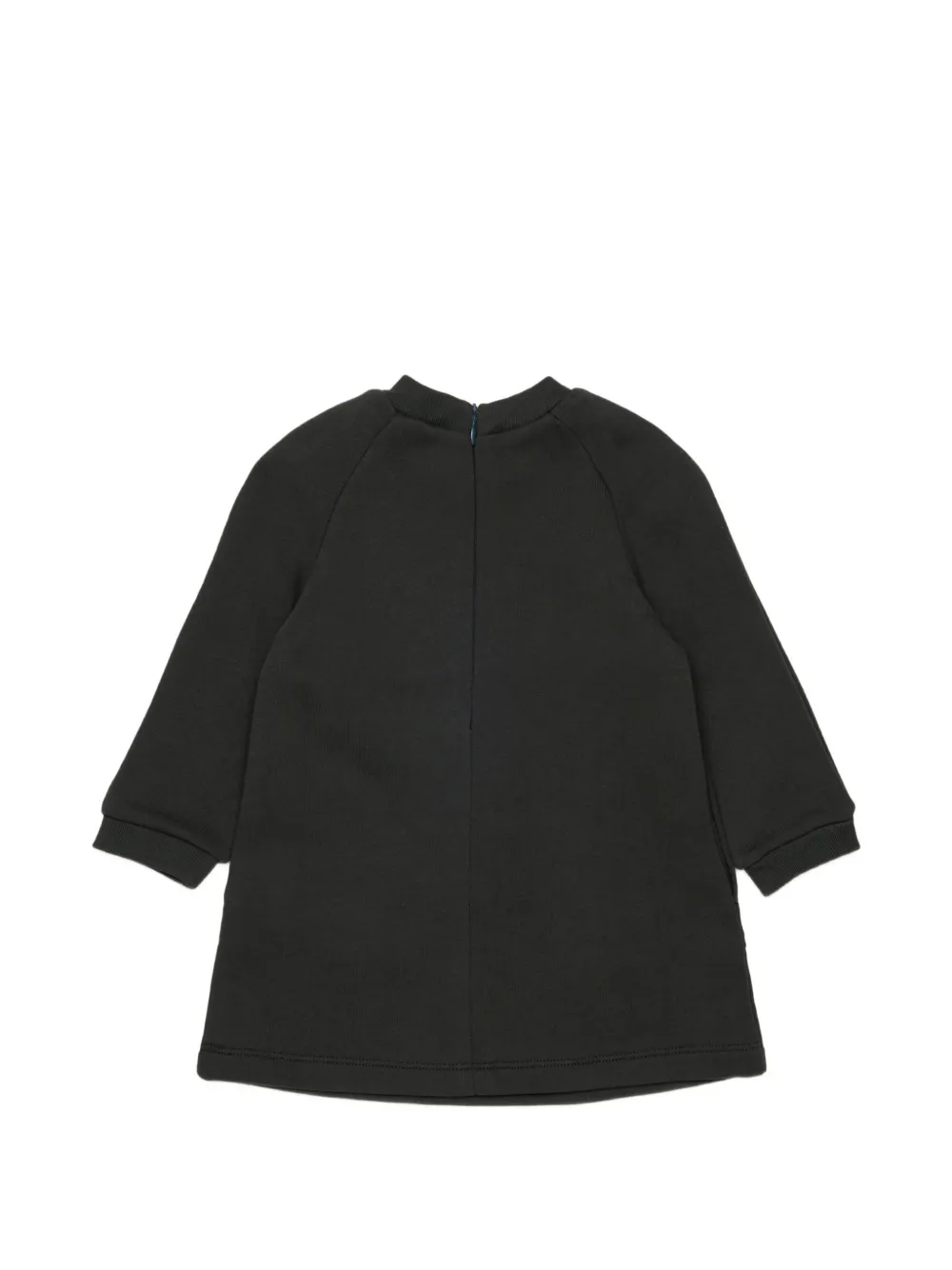 Marni Kids Jurk met geborduurd logo en opgestikte zak Zwart