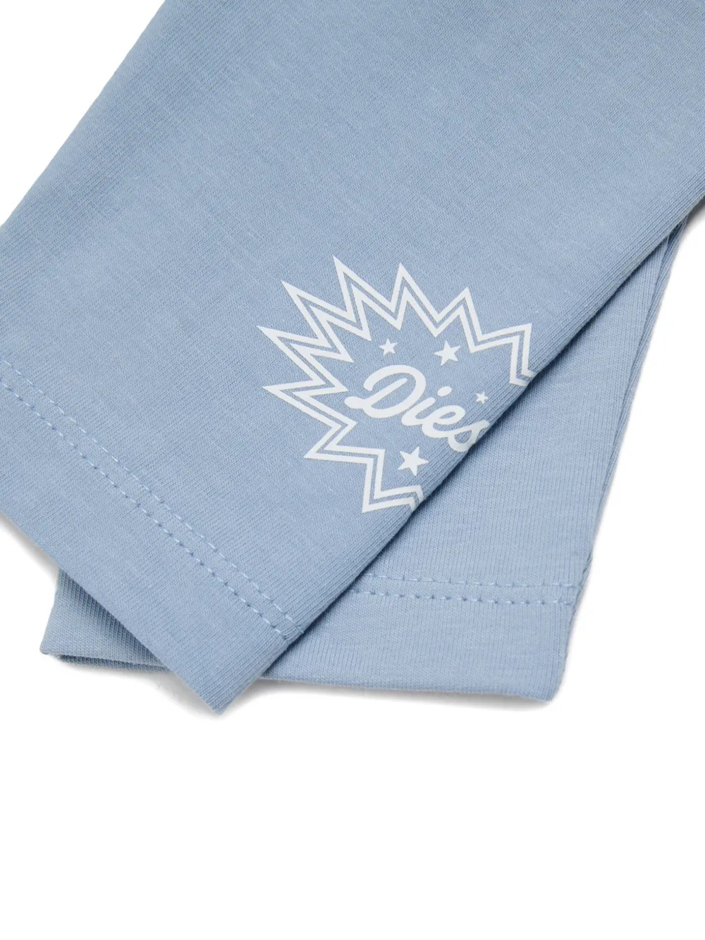 Diesel Kids Broek met logoprint Blauw
