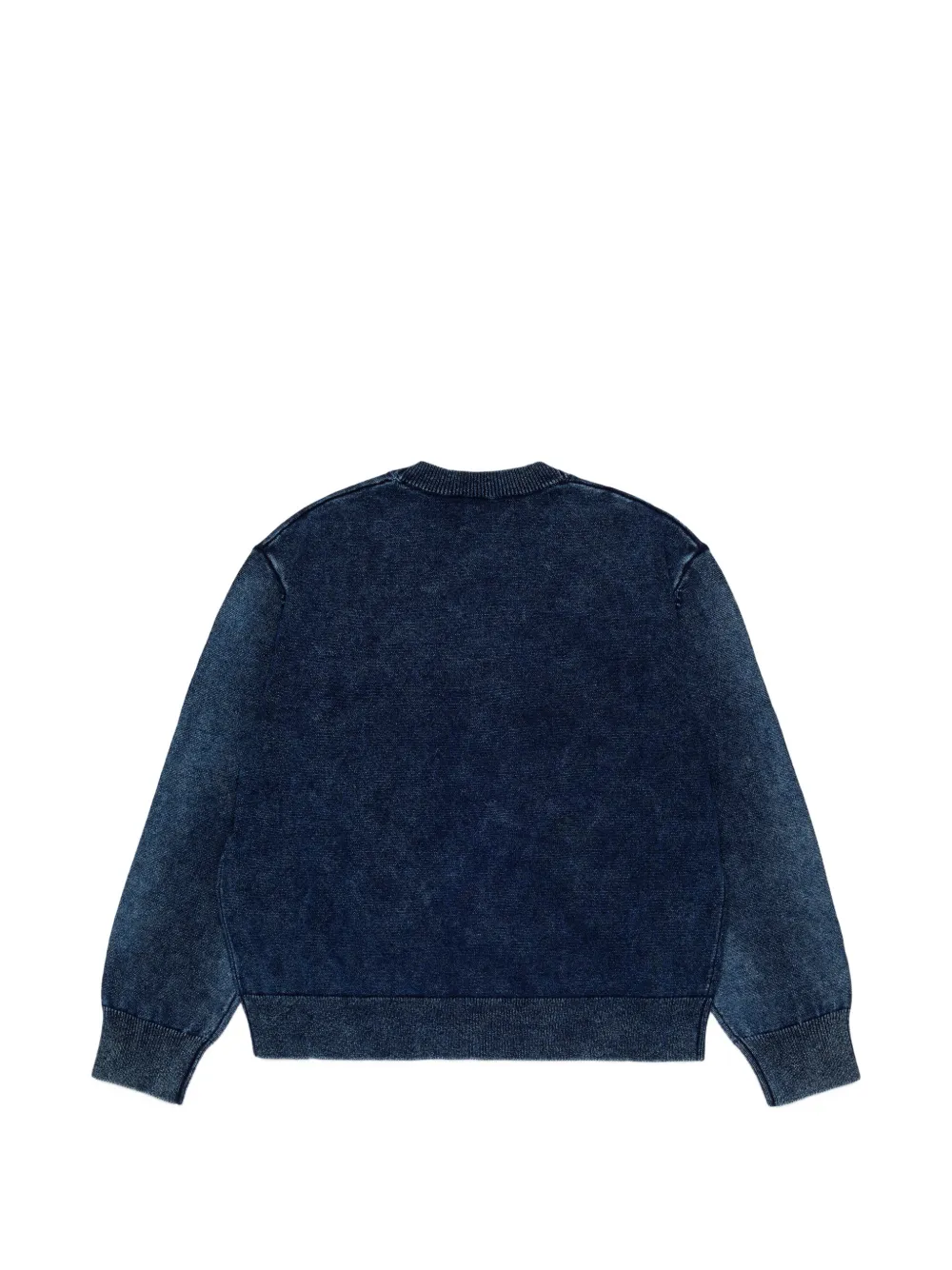 Diesel Kids Vest met spijkerstof-effect en grafisch patroon Blauw