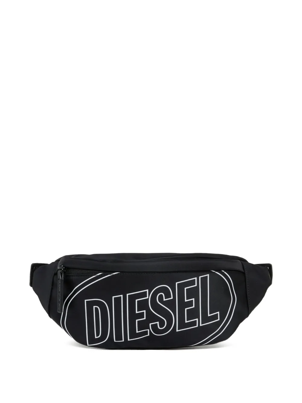 Diesel Kids Borsa con stampa logo - Nero