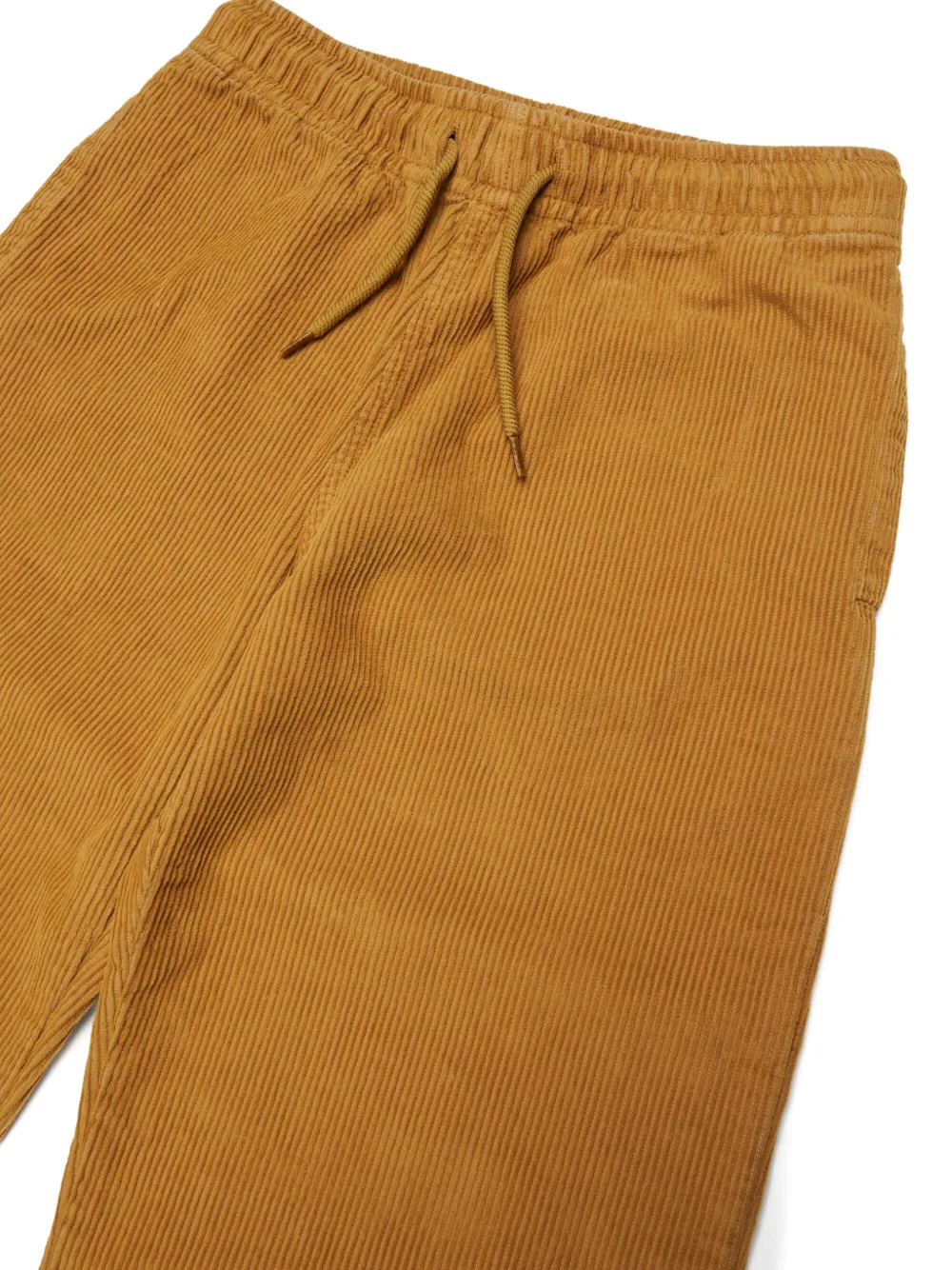 Diesel Kids Ribfluwelen broek met geborduurd logo Bruin