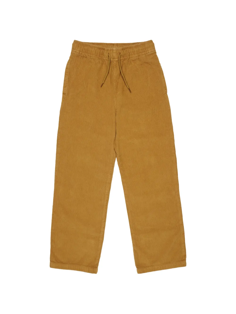 Diesel Kids Pantaloni a coste con ricamo - Marrone