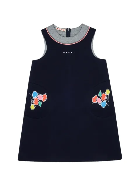 Marni Kids floral-print sleeveless dress
