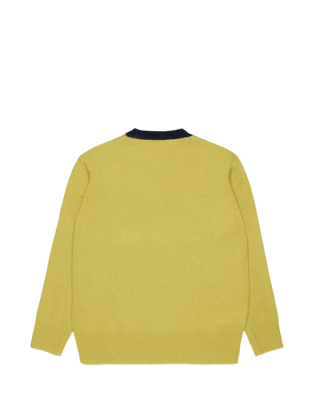 Marni Kids Marni trui met logo intarsia Geel