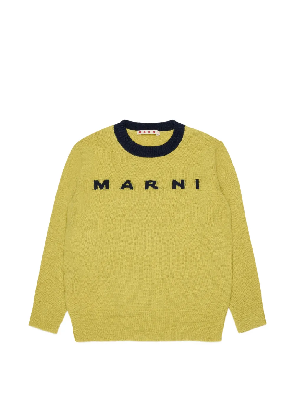 Marni Kids Maglione Marni con logo - Giallo
