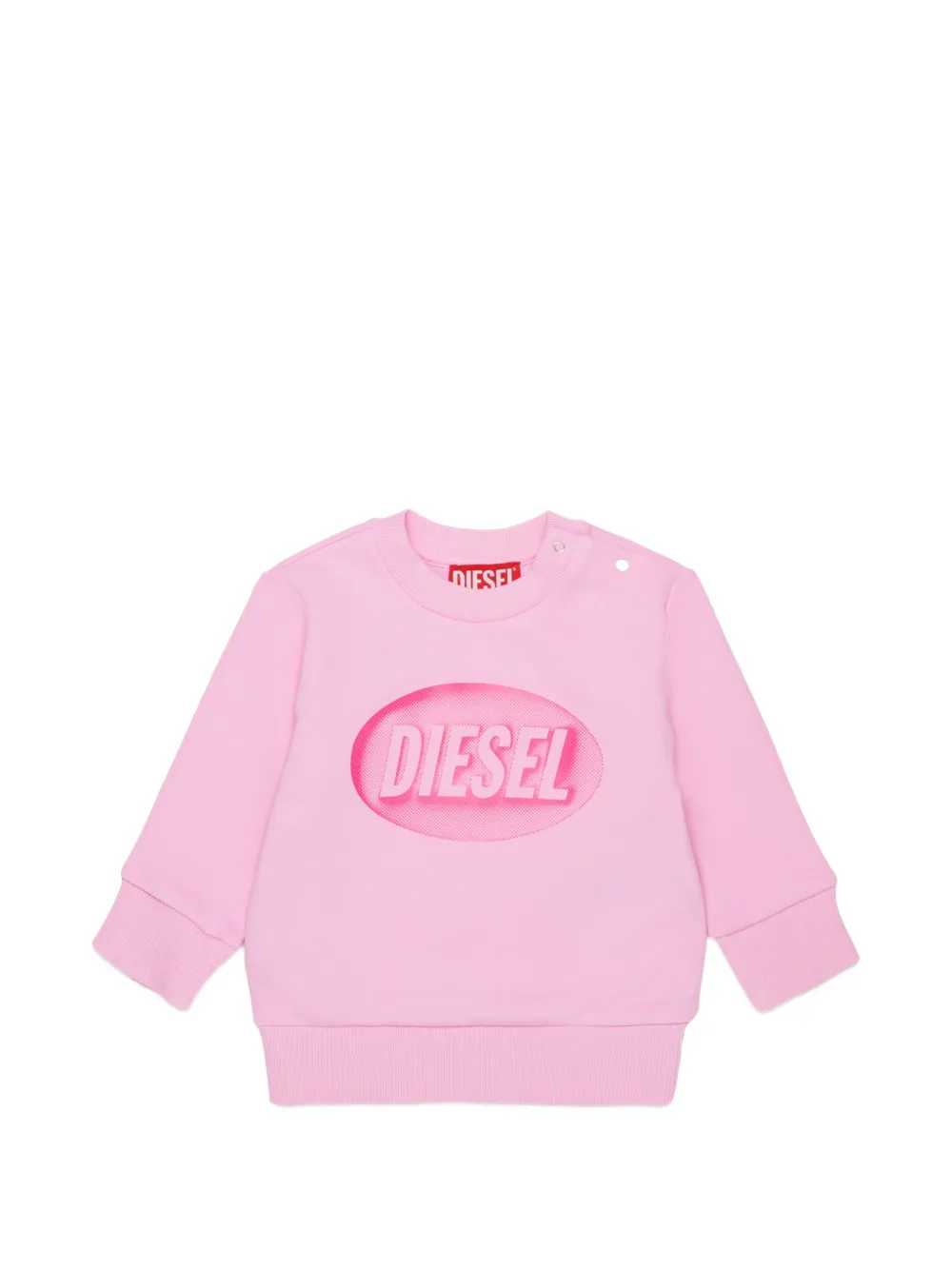 Diesel Kids logo-print sweatshirt - Pink