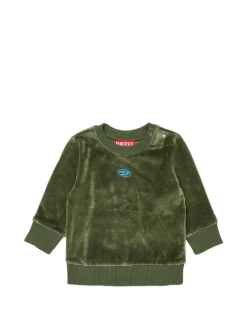 Diesel Kids logo-embroidered sweatshirt
