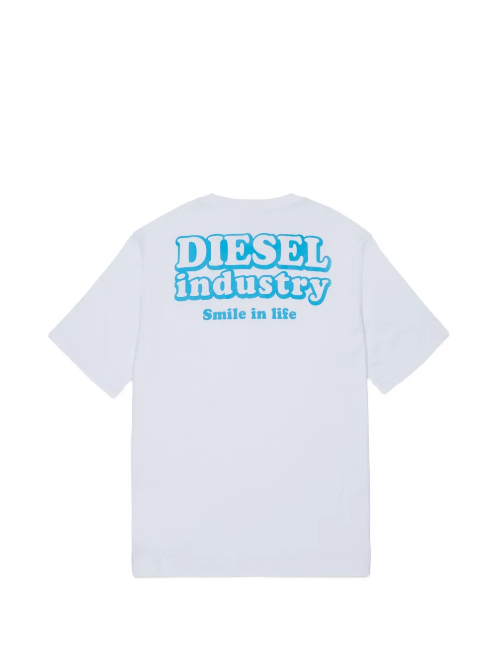 Diesel Kids T-shirt met logoprint Wit