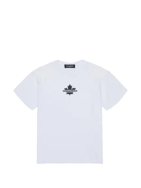 DSQUARED2 KIDS 로고 프린트 티셔츠