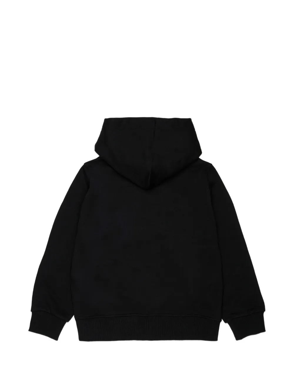 Diesel Kids Hoodie met logoprint Zwart