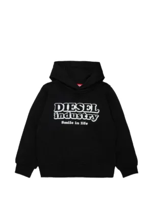 Diesel Kids ジップアップ パーカー | ブラック | FARFETCH JP