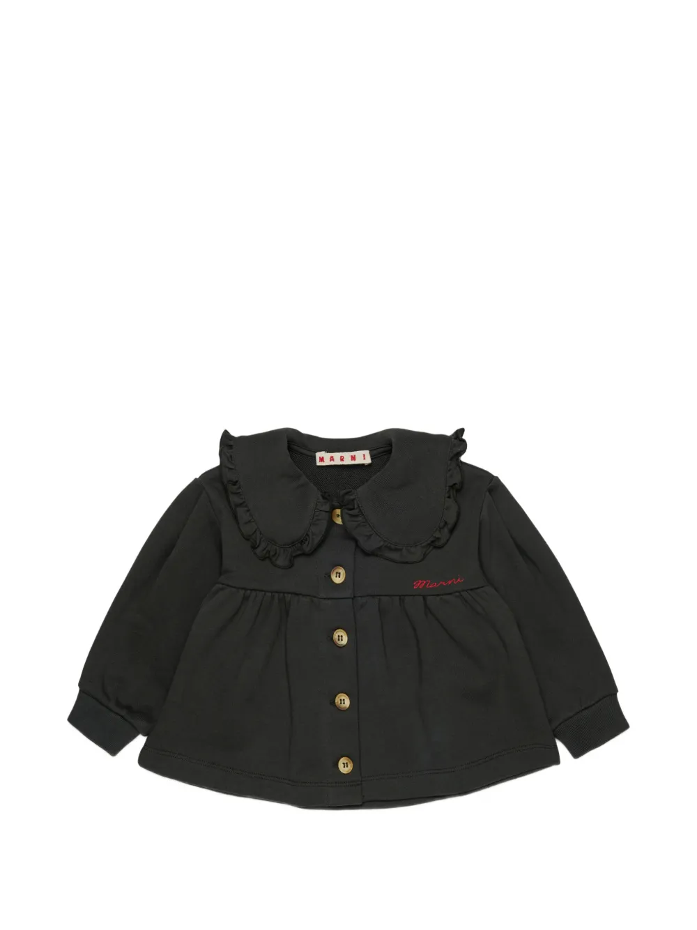 Marni Kids Giacca con ricamo - Nero