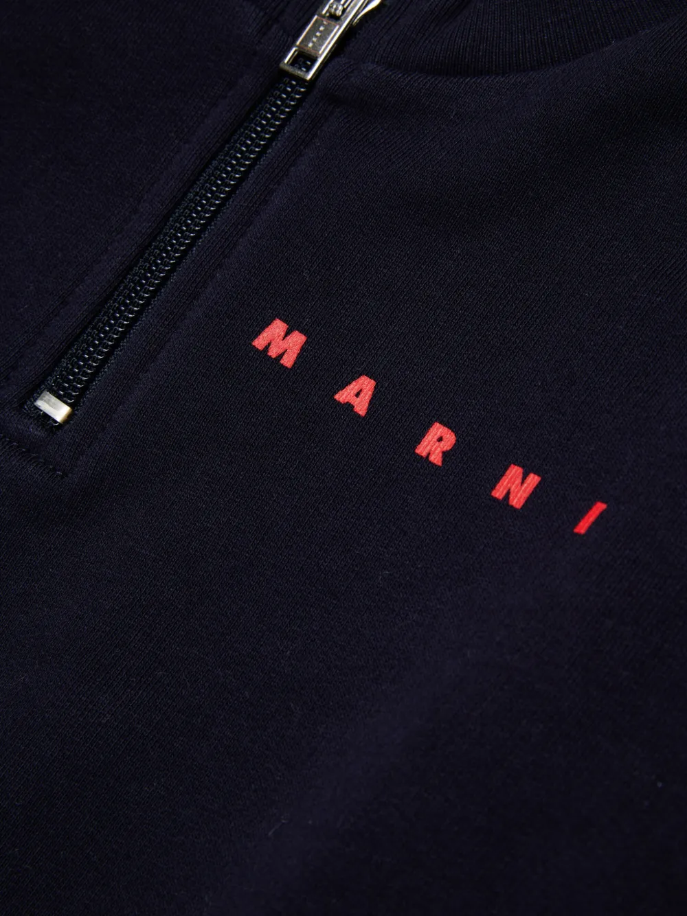 Marni Kids Midi-jurk met logoprint Blauw