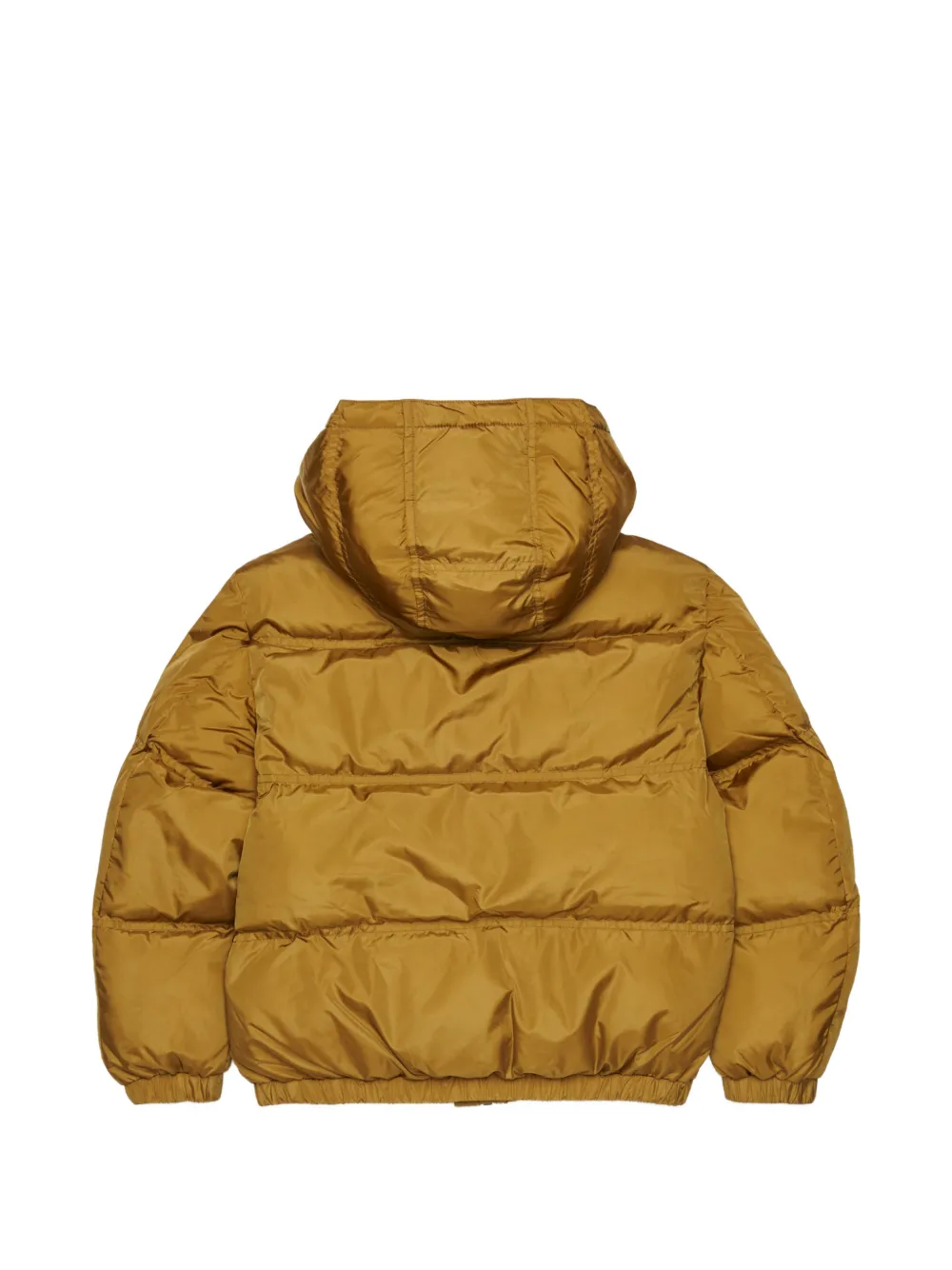 Diesel Kids J-Rivon gewatteerd jack met capuchon Bruin