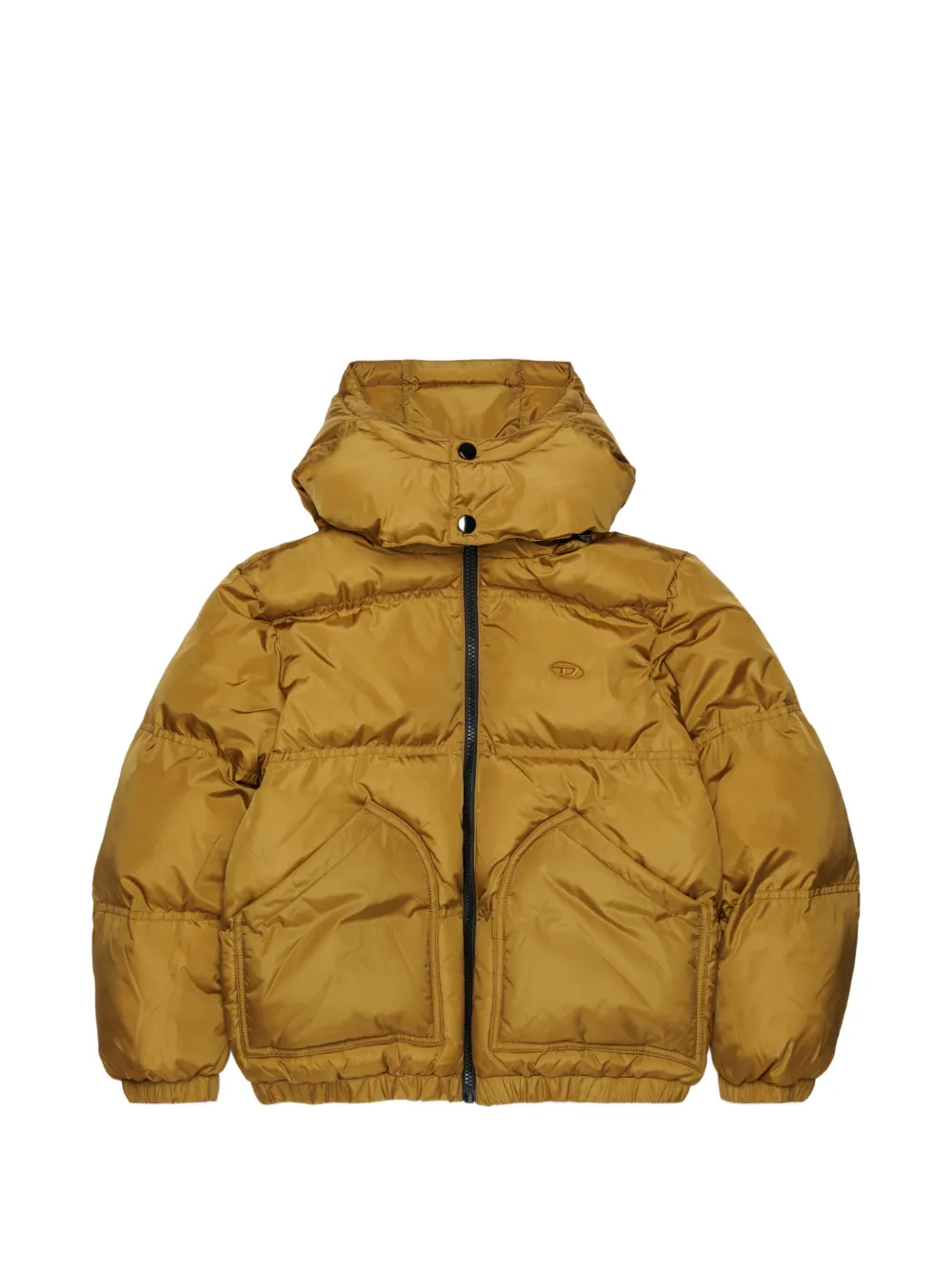 Diesel Kids Piumino J-Rivon con cappuccio - Marrone