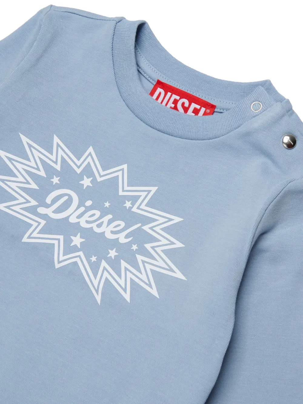 Diesel Kids T-shirt met lange mouwen Blauw