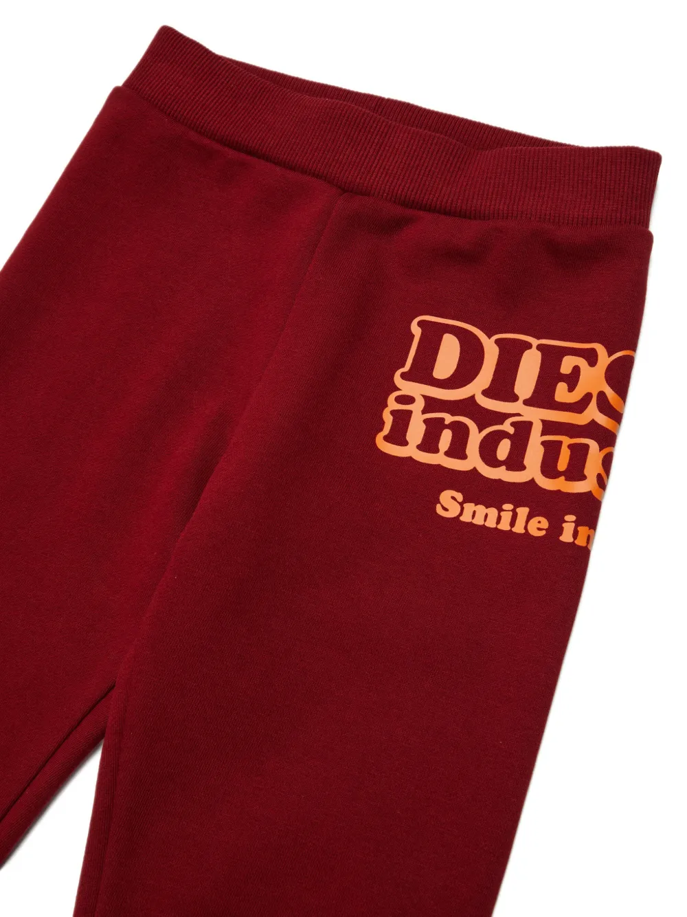 Diesel Kids Trainingsbroek met logoprint Rood