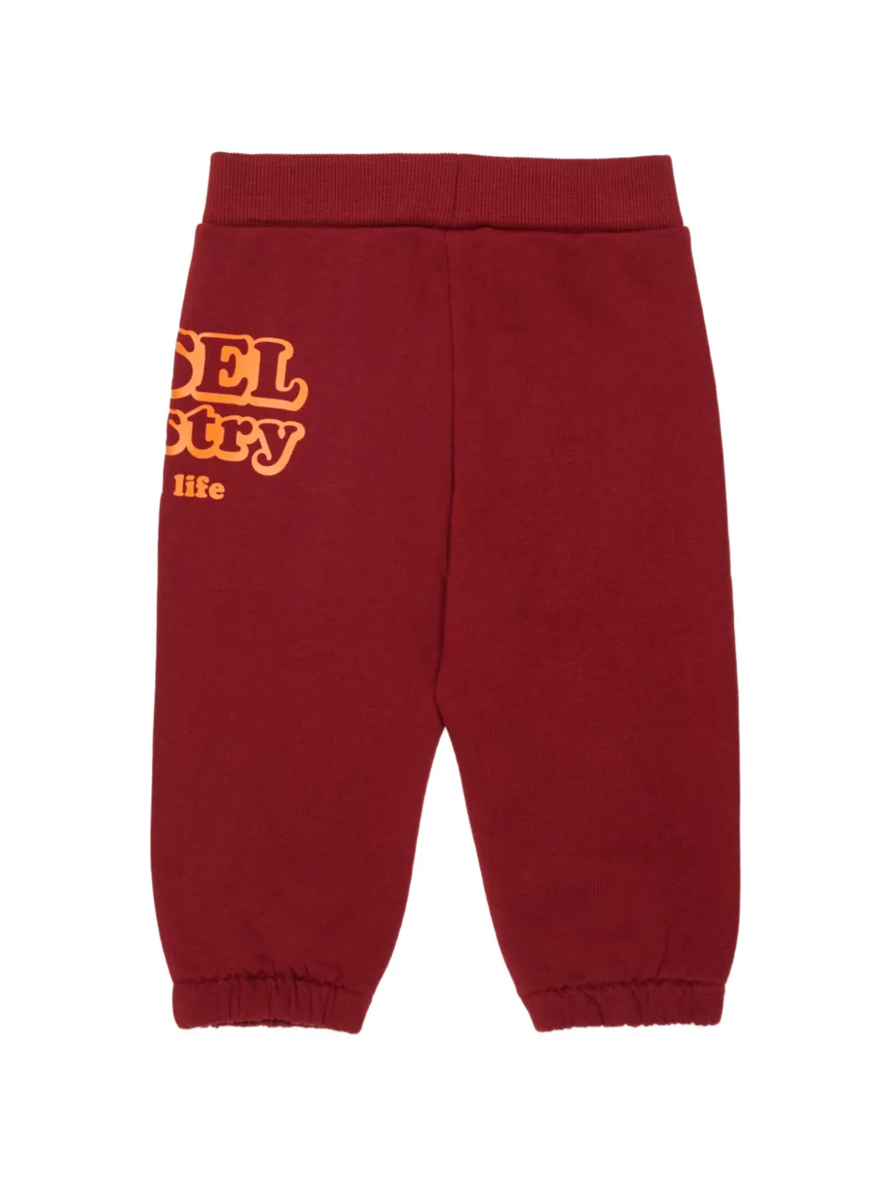 Diesel Kids Trainingsbroek met logoprint Rood