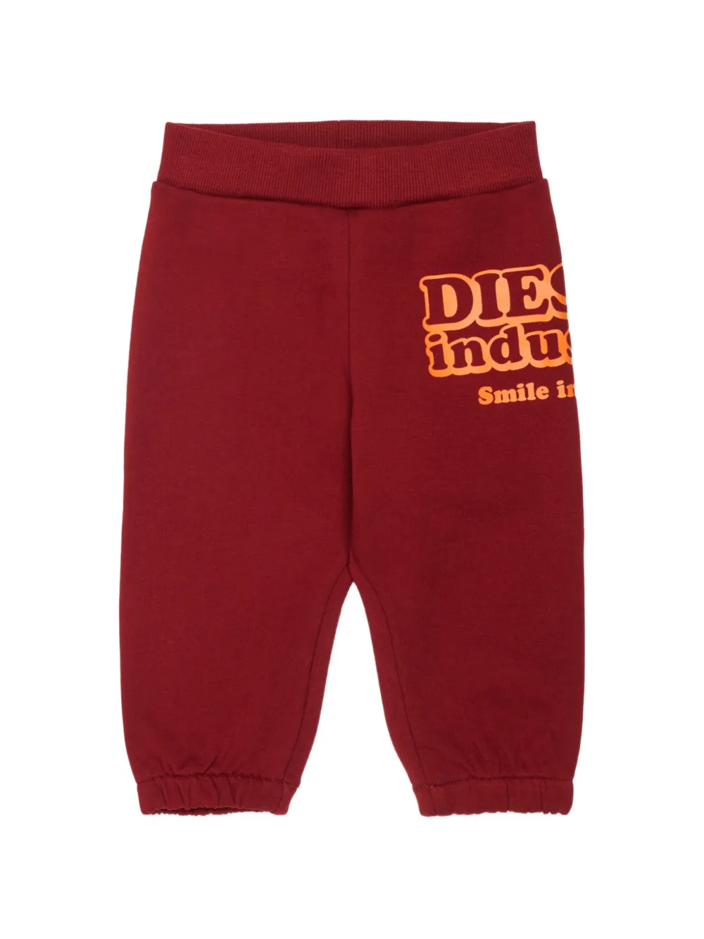 Diesel Kids Jogginghose mit Logo-Print - Rot