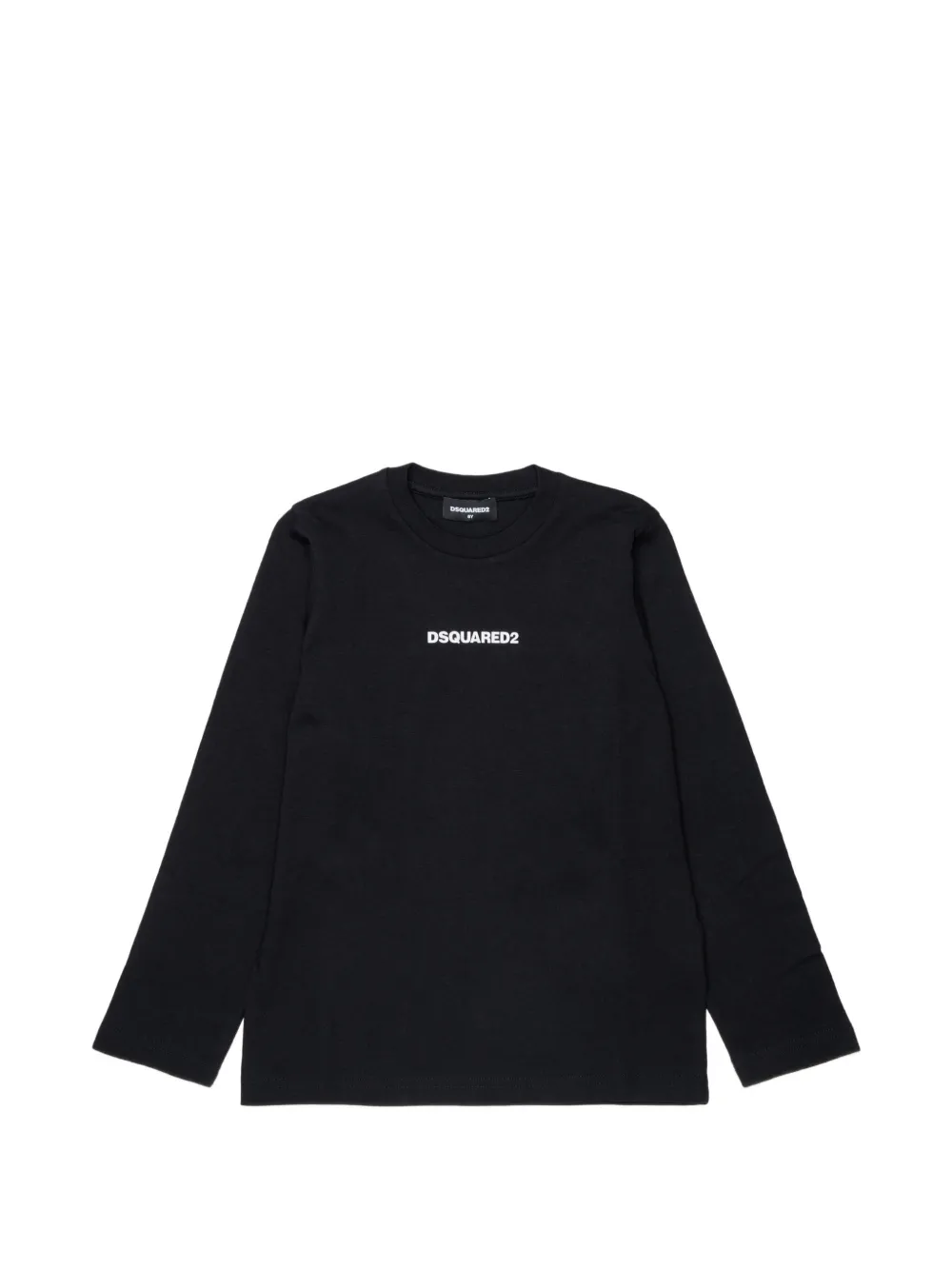 DSQUARED2 KIDS logo-print long-sleeve T-shirt - Nero