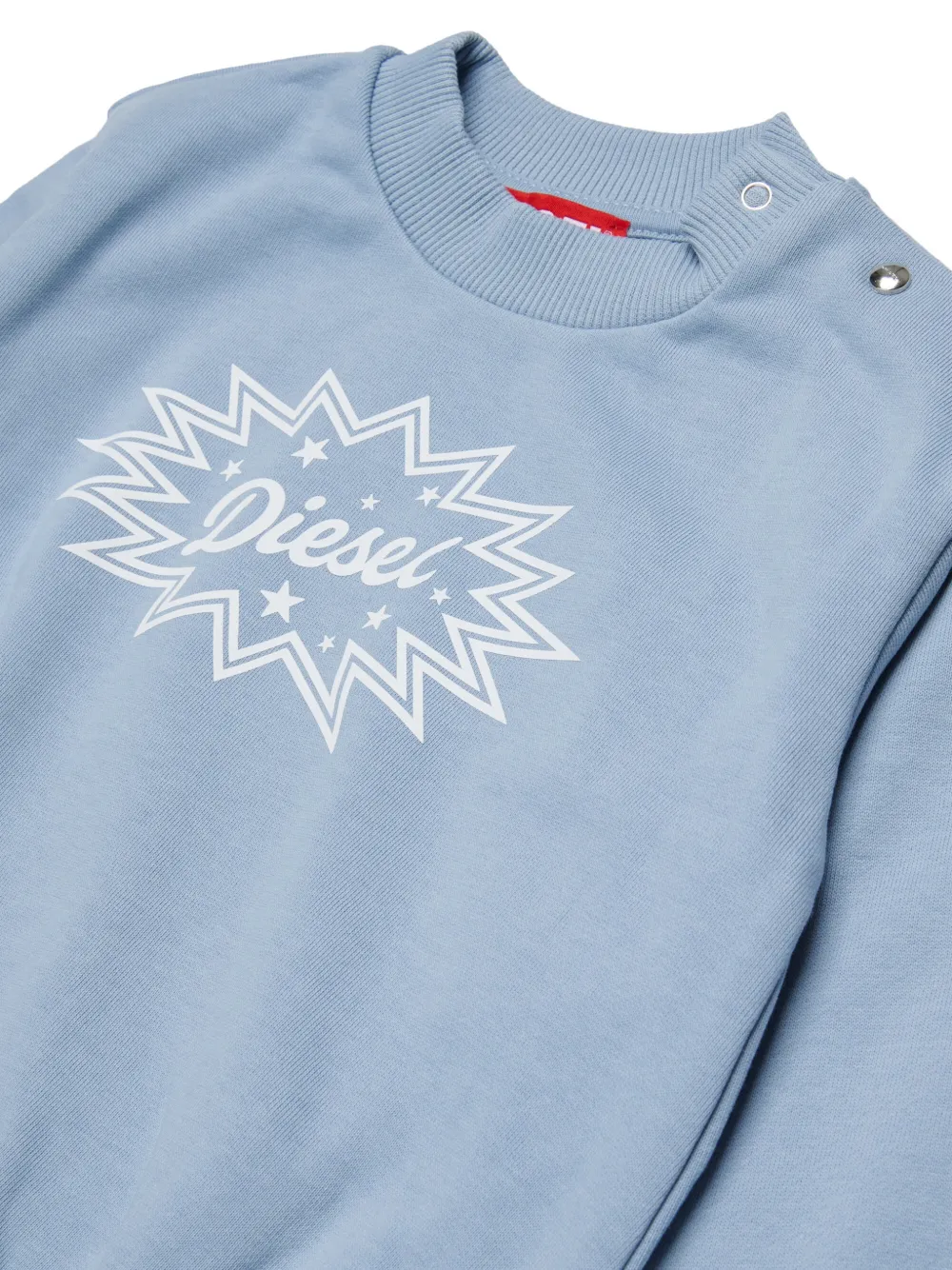  Diesel Kids Sudadera Con Logo Estampado - Azul 