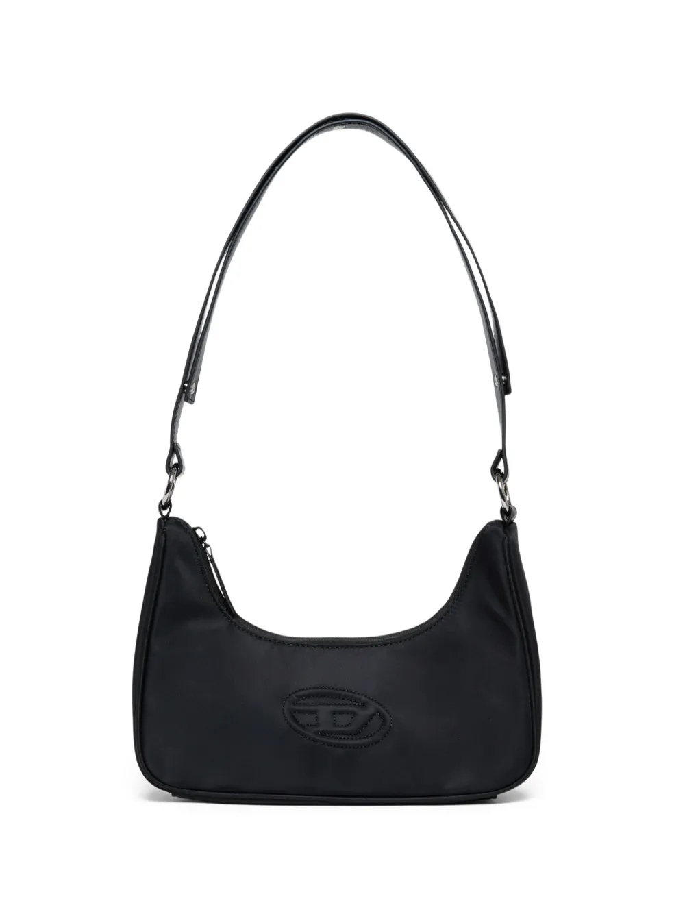 Diesel Kids Borsa a spalla con applicazione logo - Nero