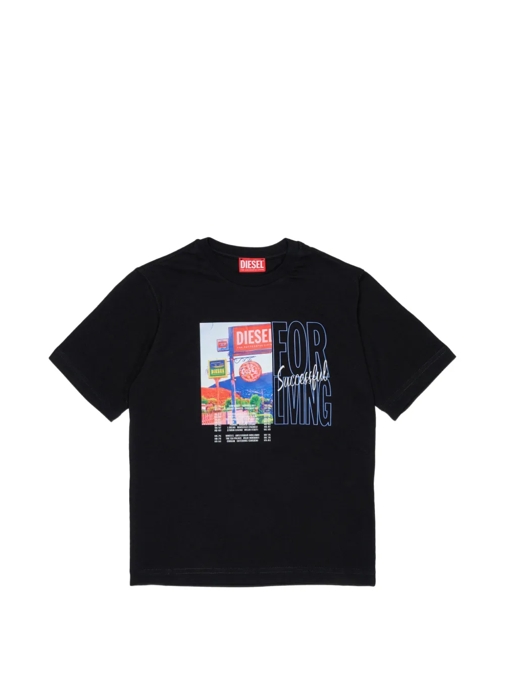 Diesel Kids T-shirt con grafica - Nero