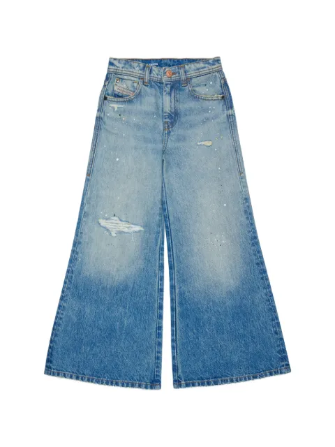Diesel Kids paint-splatter jeans
