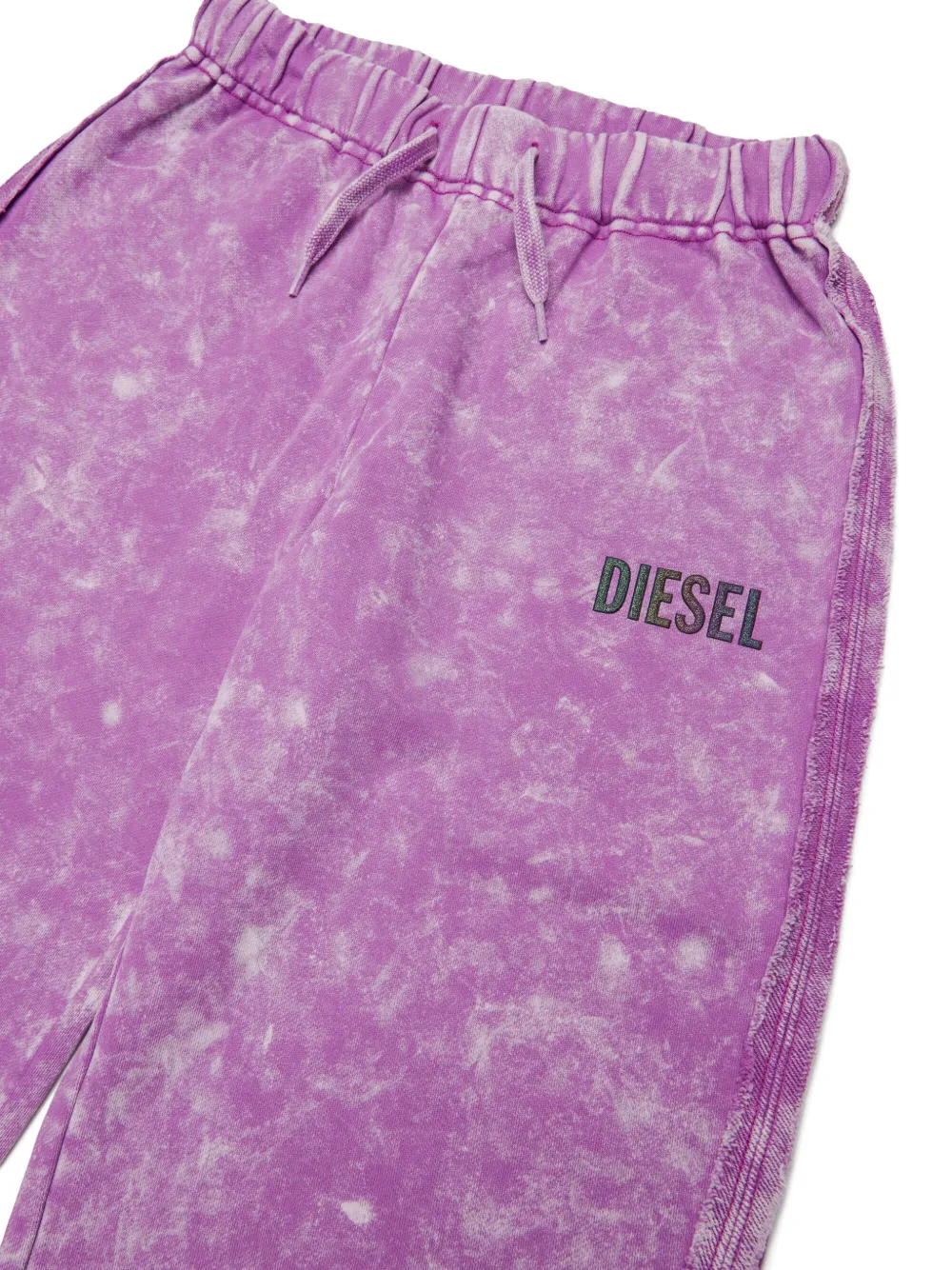 Diesel Kids Verwassen trainingsbroek Paars