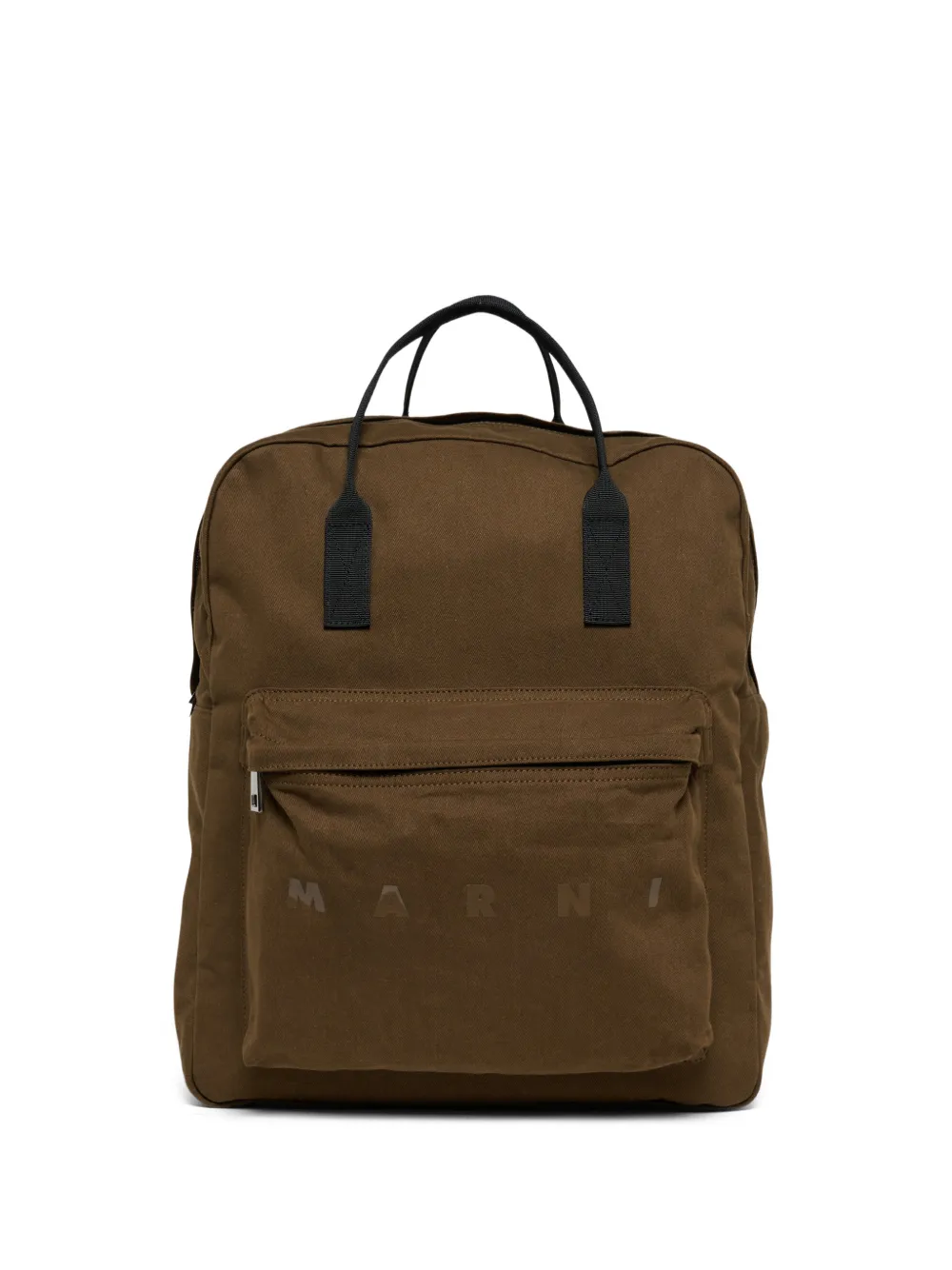 Marni Kids Zaino con logo - Marrone