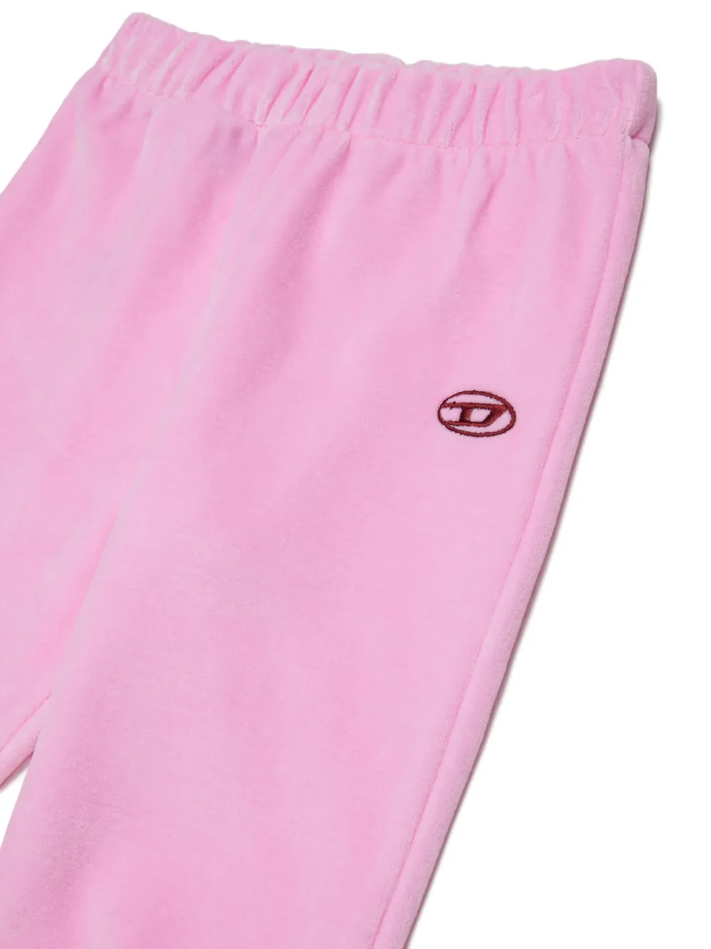Diesel Kids Trainingsbroek met geborduurd logo Roze
