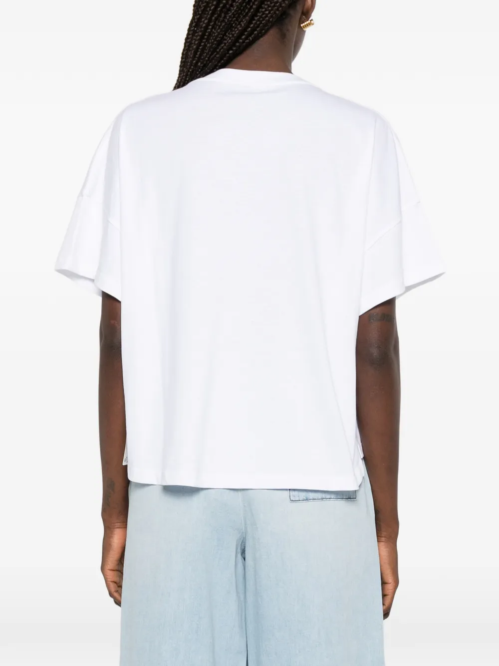 LOEWE x Paula's Ibiza T-shirt met geborduurd Anagram Wit