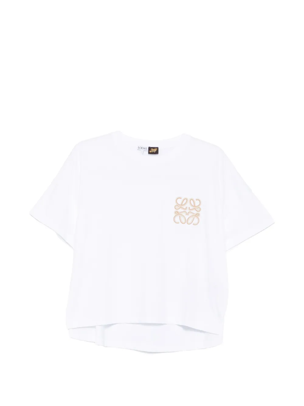 LOEWE x Paula's Ibiza Anagram-embroidered T-shirt - Weiß