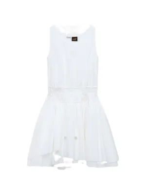 DAMSON MADDER Stella ruffle-trimmed Mini Dress | White | FARFETCH