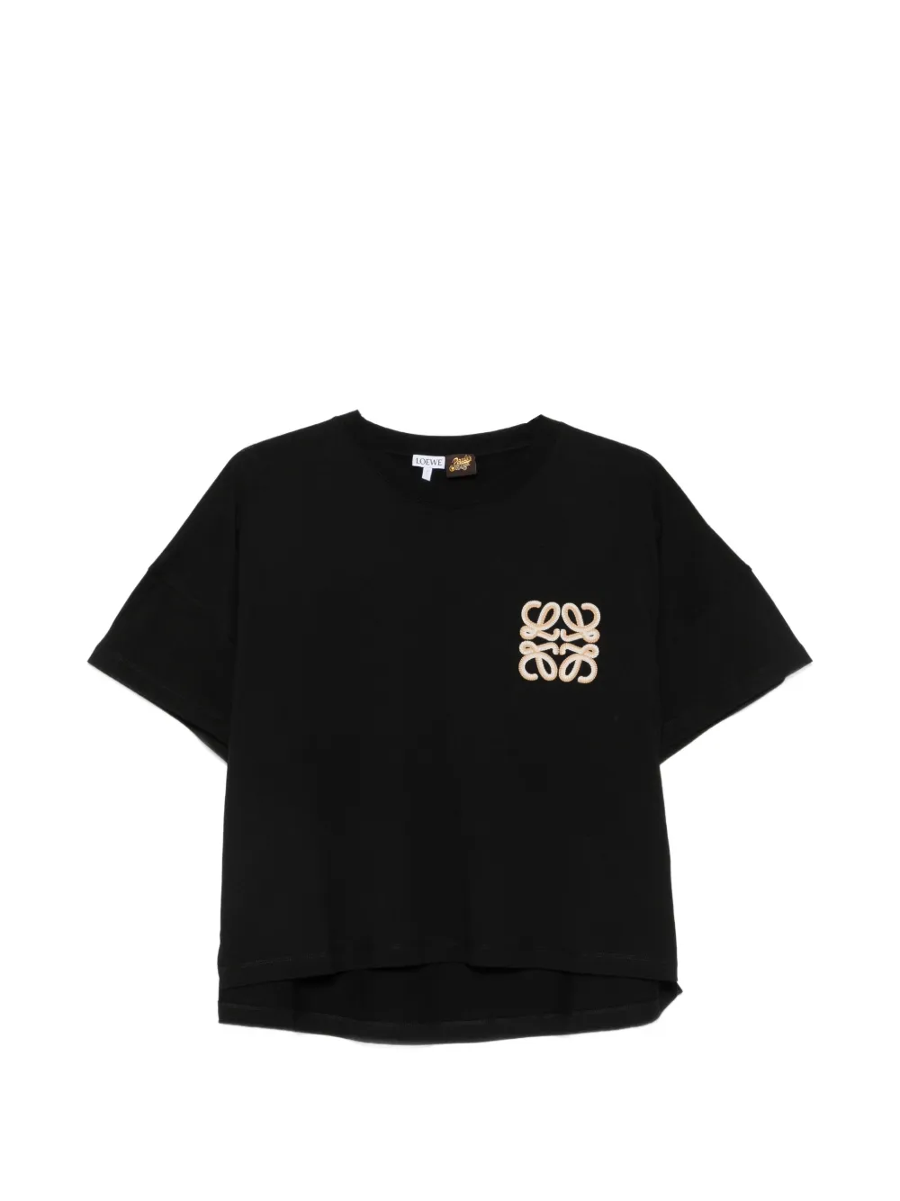 LOEWE x Paula's Ibiza anagram-embroidered T-shirt - Nero